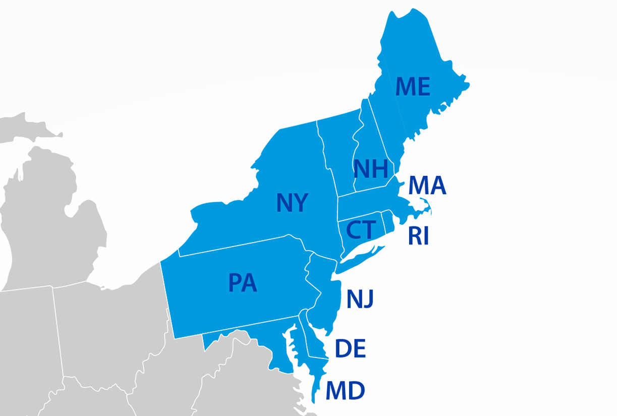 Smart Touch Service Areas Map